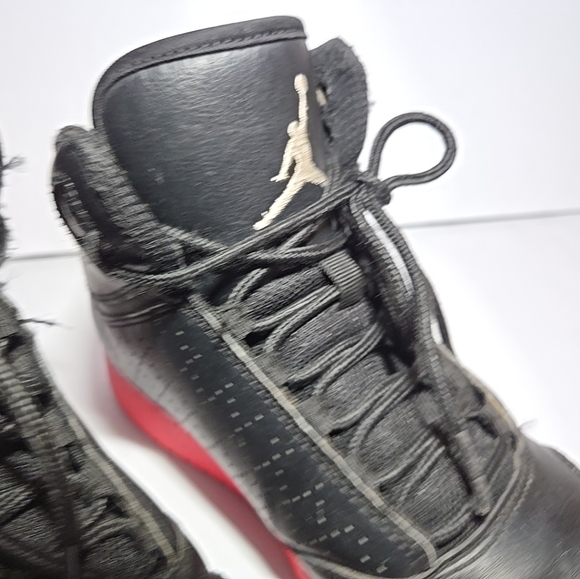 Nike Air Jordan 1 Flight 5 Black/Red Or Pink Sz 6Y Gently Worn - Picture 2 of 12